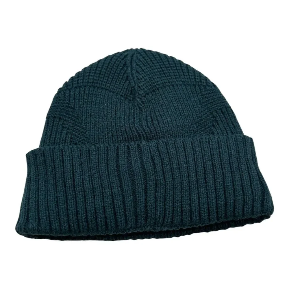Adidas Men's Pine‎ Knot 4 Fold Beanie Cap, Arctic Night Blue Winter Hap one size